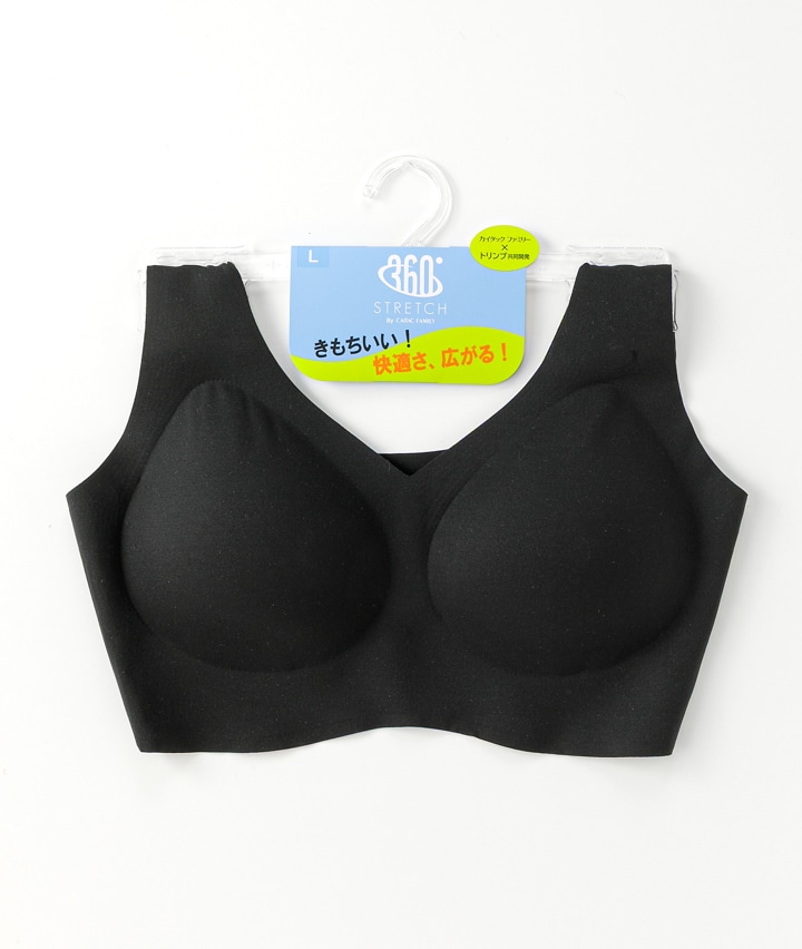 【トリンプ３６０°ストレッチ】（しめつけ軽減）（無縫製）Ｖネックハーフトップ