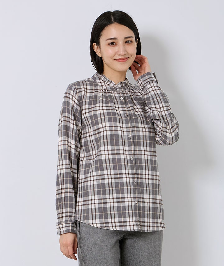 レディース マルチ シルキー ブラウス セール】 【接触冷感・吸水速乾・UVケア】エアリードレープ