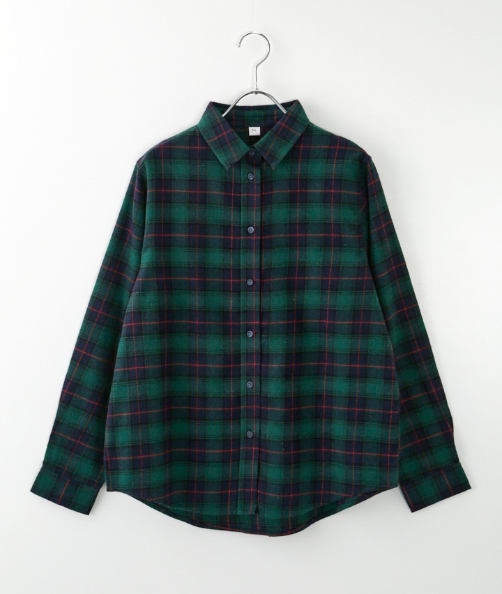 【まつ】センソiocommeio■新品■オリーブグリーン グレーブラウス まつ様専用】センソiocommeio□新品□オリーブグリーン グレー