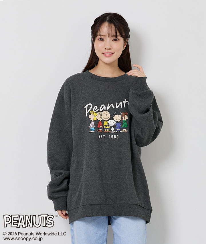 【ＰＥＡＮＵＴＳ】（スヌーピー）裏起毛トレーナー