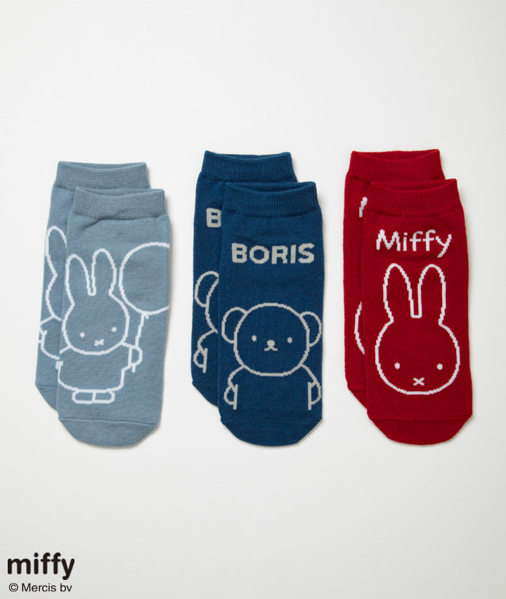 【ｍｉｆｆｙ】（３足組）フロントソックス