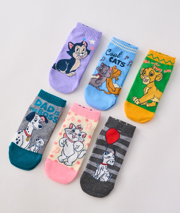 【Ｄｉｓｎｅｙ】（６足入り）ソックス