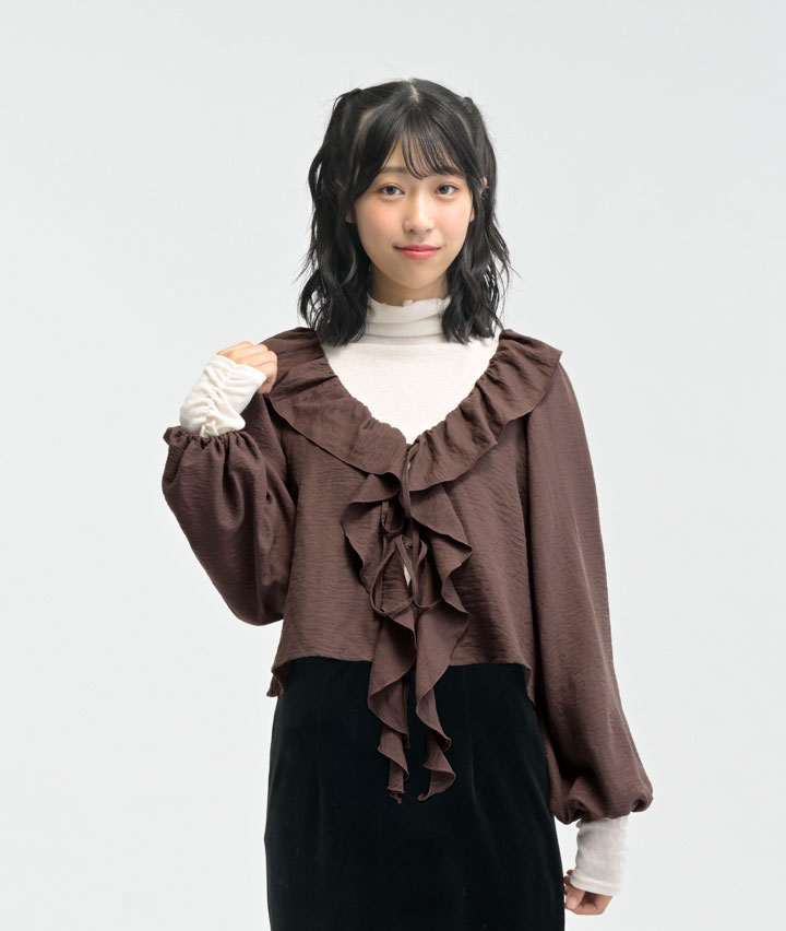 【専用】canone セシルの三角襟ブラウス　アイボリー Maison de FLEUR canone セシルの三角襟ブラウス - メルカリ