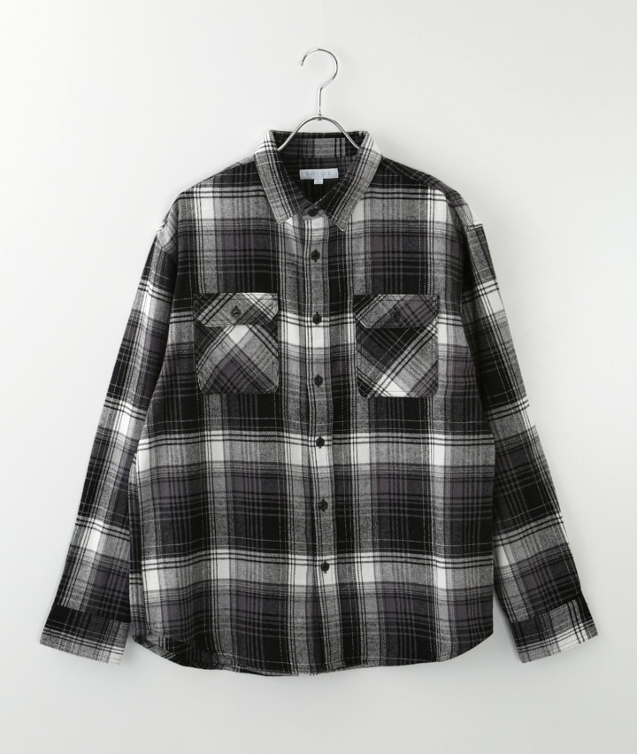 ネルチェックシャツ