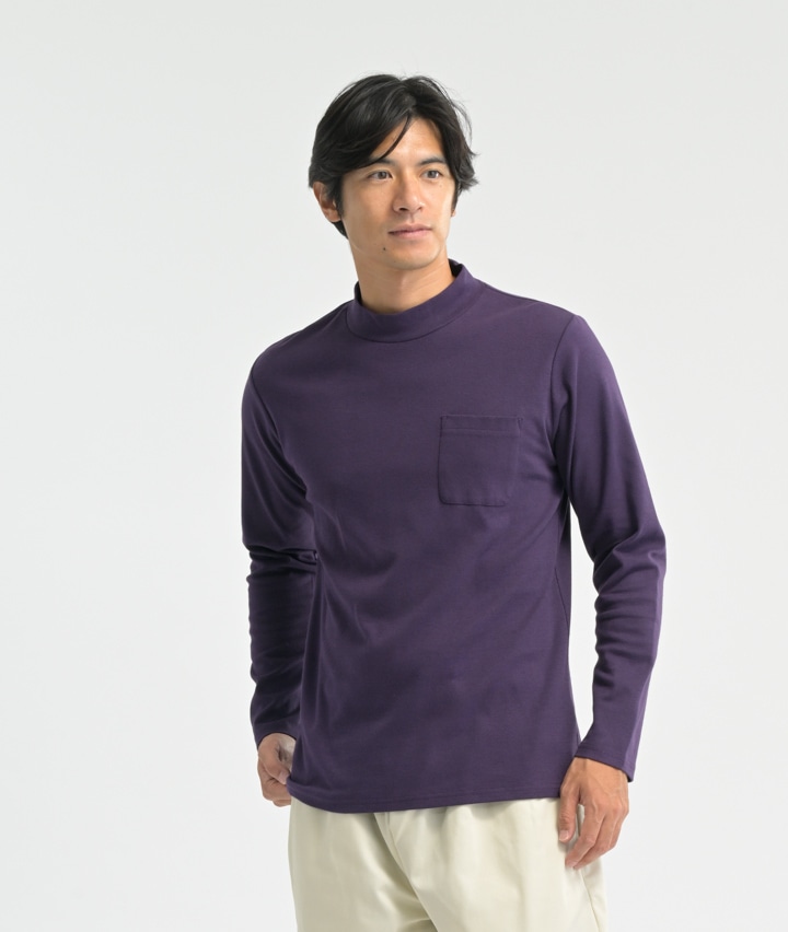 【Ｇｉｎｇｅｒのチカラ】メンズハイネックＴシャツ