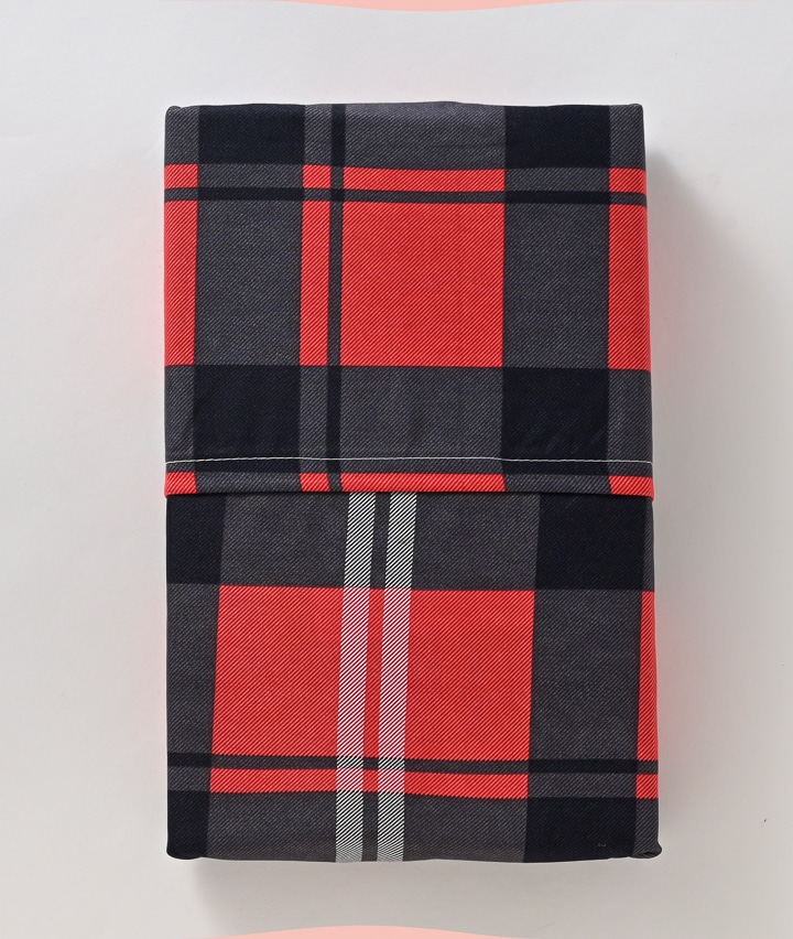 敷布団・マットレス兼用シーツ　アメカジチェック柄