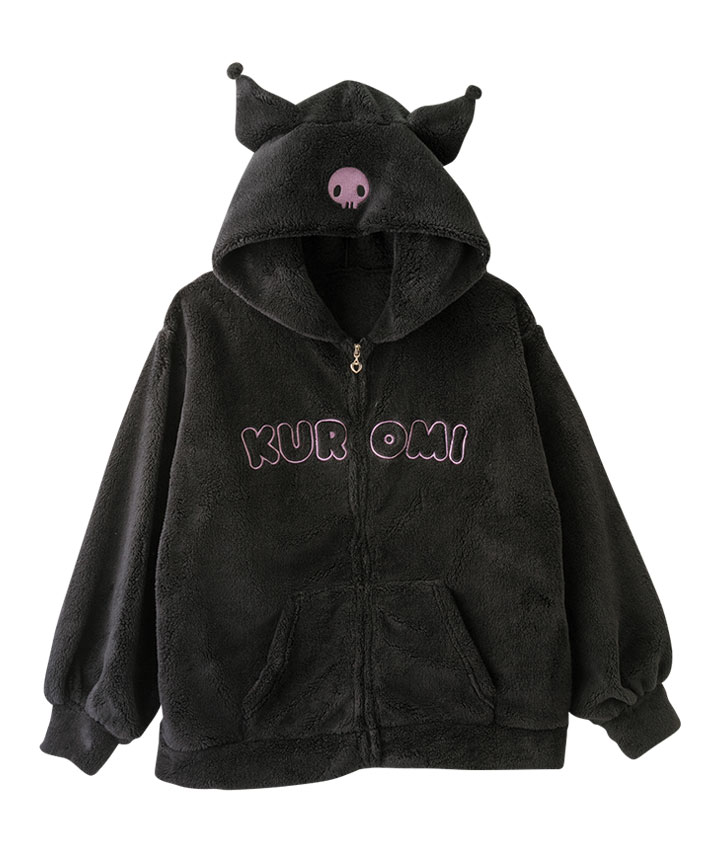 （大きいサイズ）【サンリオキャラクターズ】ボアジップパーカー