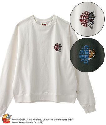 【ＴＯＭ＆ＪＥＲＲＹ－ＣＯＮＶＥＲＳＥ】裏毛トレーナー