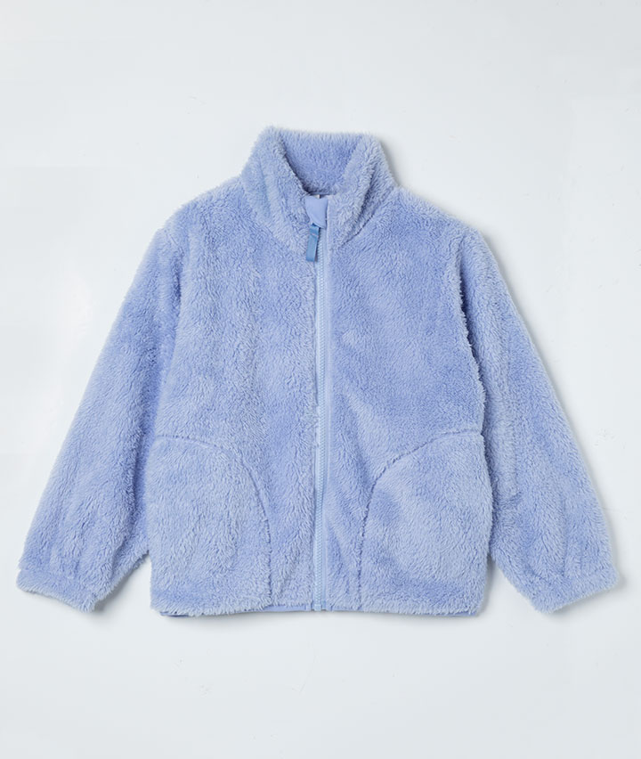 女児ボアブルゾン