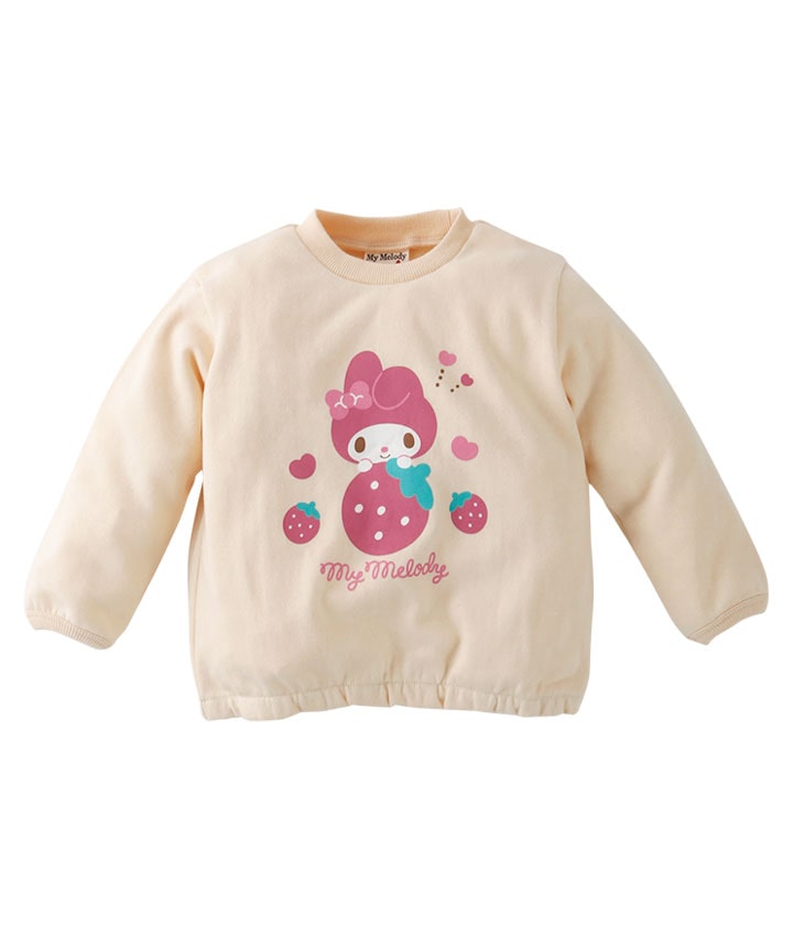 【サンリオキャラクターズ】（マイメロディ）ベビー女児トレーナー
