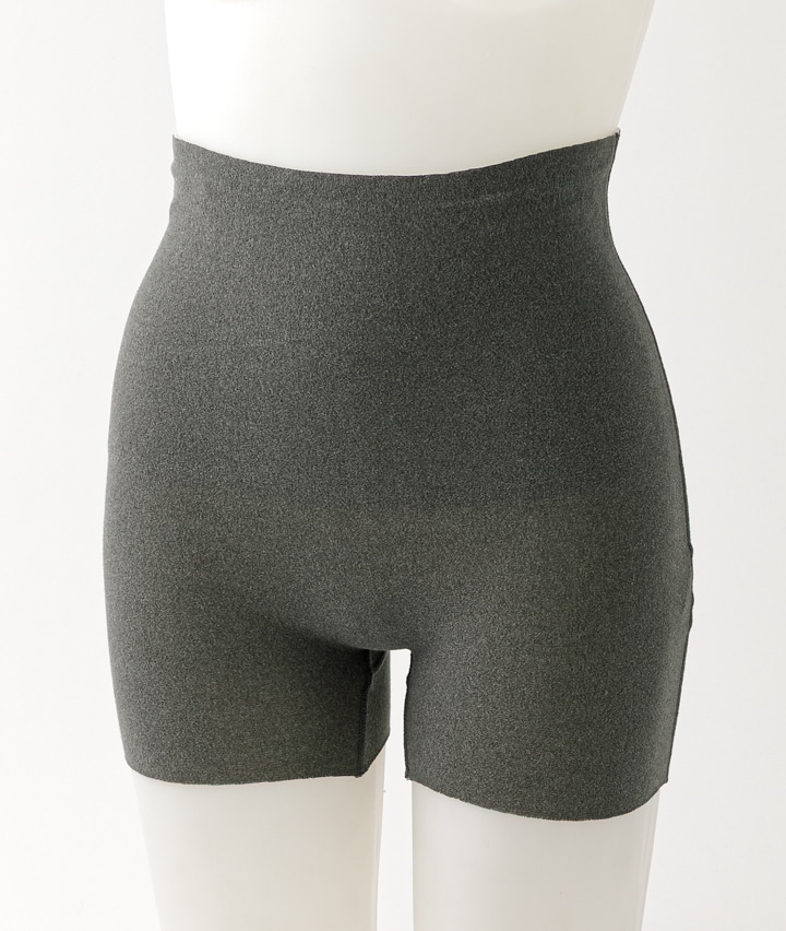 【整う温活】両起毛腹巻付き１分丈ボトム