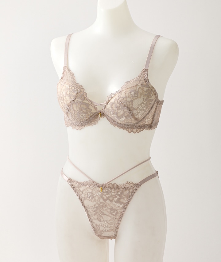 （脇高）センシュアルブラジャー＆ショーツセット