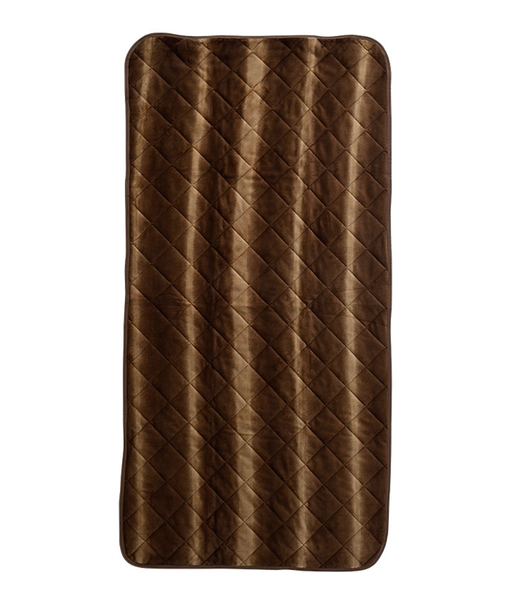 フランネル敷パッド短毛オーロラ　シングルロングサイズ