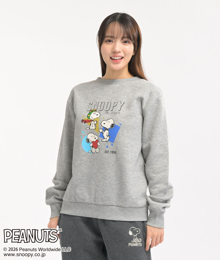 【ＰＥＡＮＵＴＳ】（スヌーピー）裏起毛トレーナー