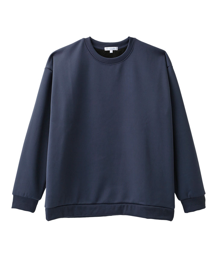 【シルキーエアー】（速乾・カット・ソフトタッチ）オーバーサイズ裏シャギートレーナー