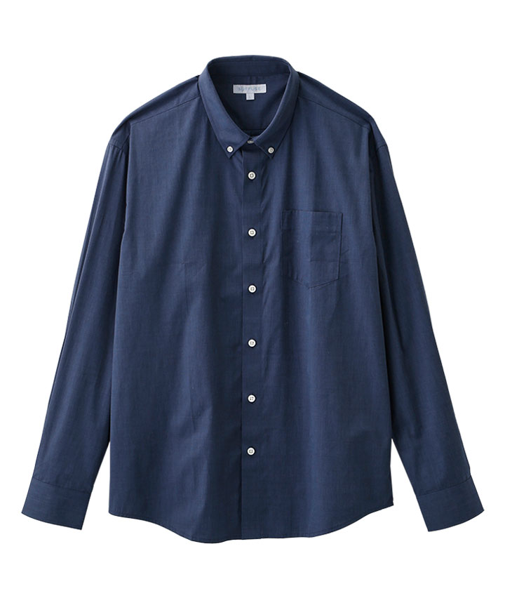 形態安定ボタンダウンシャツ