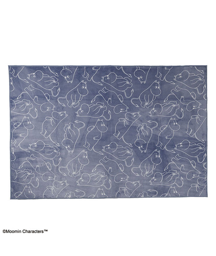 【ムーミン】ラグ１２０ｘ１８０ｃｍ