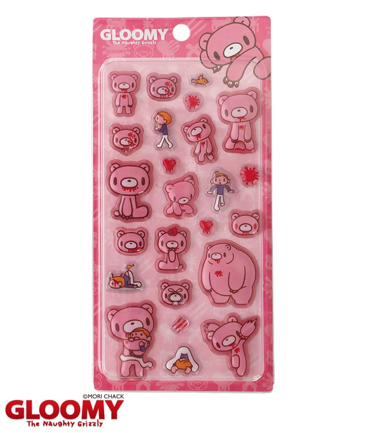 【グルーミー】ぷっくり立体シール