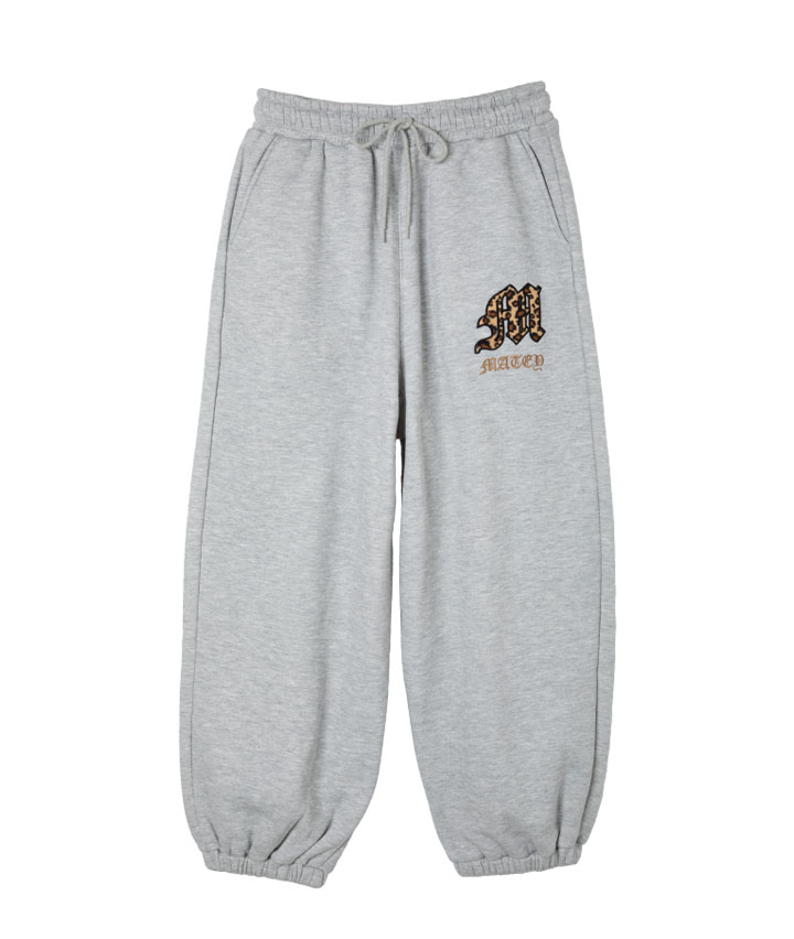 ヒョウ柄貼付けボトム