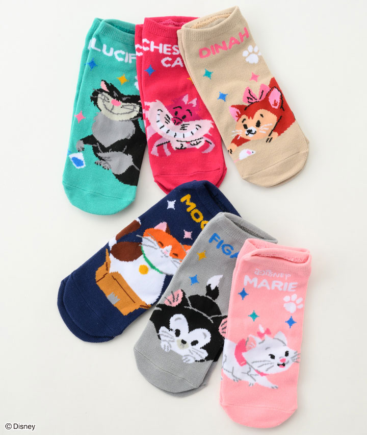 【Disney】(6足入り)ソックス