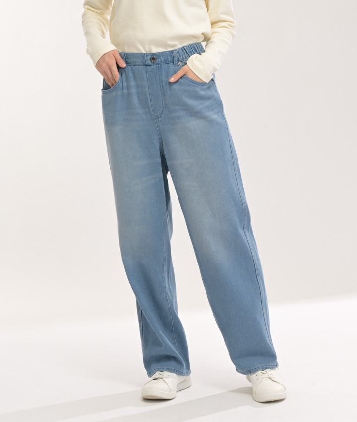バギーデニムパンツ