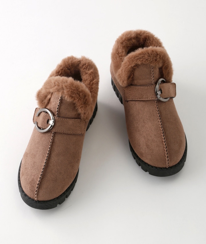 ベルト付内ボアカジュアルシュ―ズ