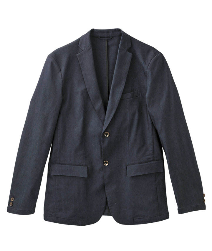 （ストレッチデニムライク）テーラードジャケット