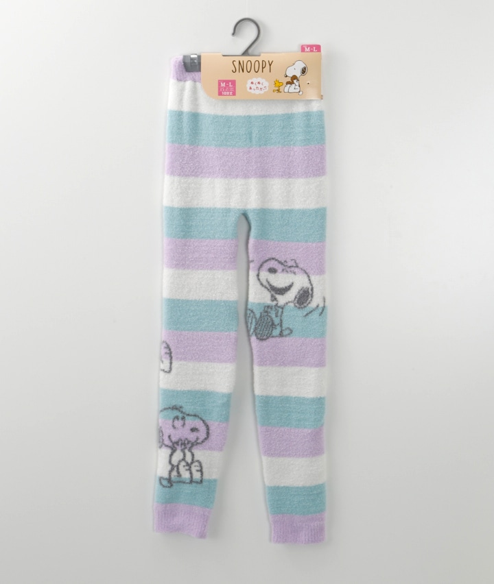 【ＰＥＡＮＵＴＳ】【スヌーピー】（１０分丈）ふわふわレギンス