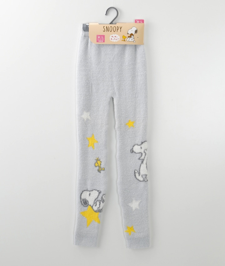 【ＰＥＡＮＵＴＳ】【スヌーピー】（１０分丈）ふわふわレギンス