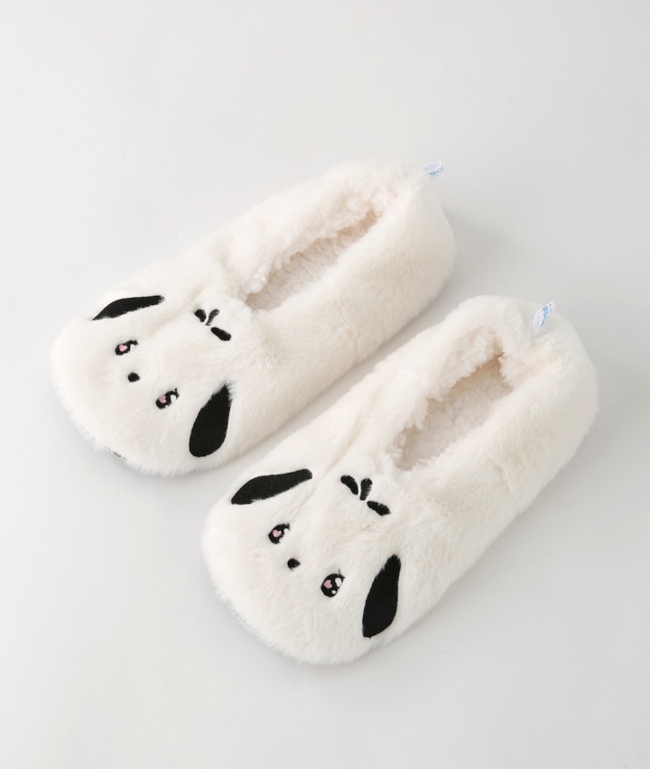 【サンリオキャラクターズ】【ポチャッコ】（１足物）裏ボアルームカバー