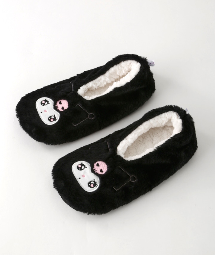 【サンリオキャラクターズ】【クロミ】（１足物）裏ボアルームカバー