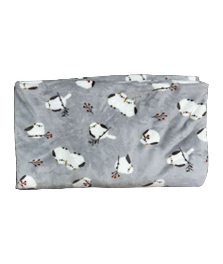 あったか着る毛布　かぶりタイプ　シマエナガ