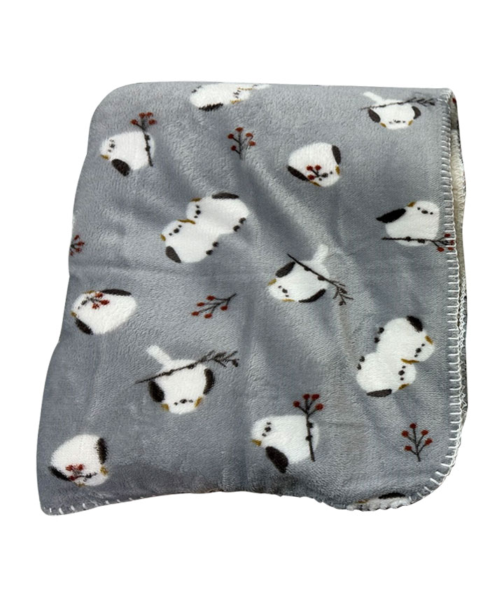 あったかハーフケット　シマエナガ