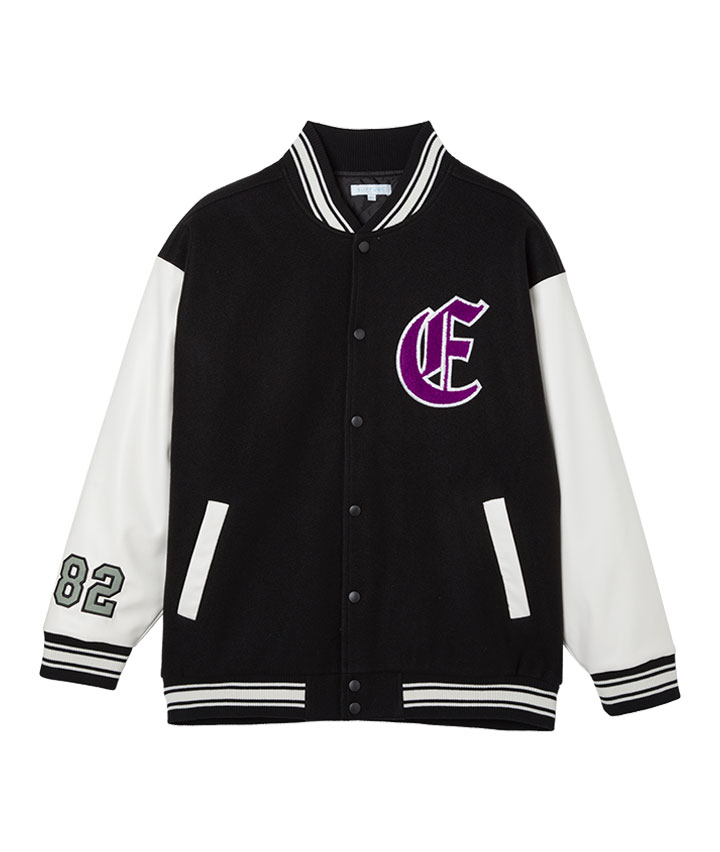 メルトン風中綿スタジャン