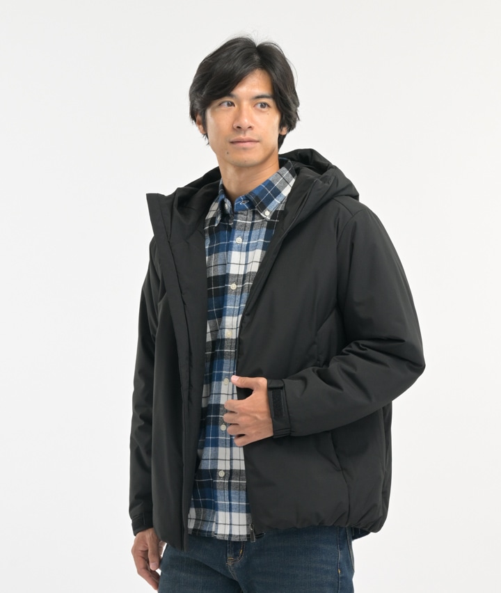 ＜防風・防汚・撥水・保温・ウォッシャブル＞マルチテック中綿ジャケット