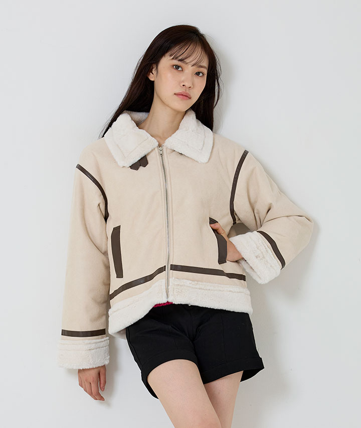 ムートンファージャケット