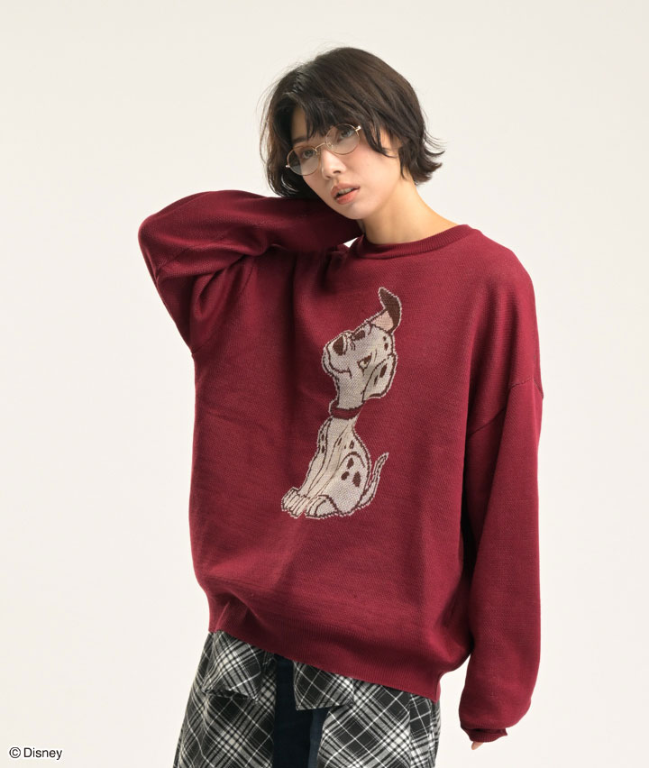 【Ｄｉｓｎｅｙ】（101匹わんちゃん）ニットプルオーバー