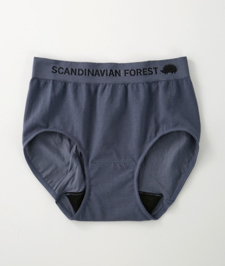 【ＳＣＡＮＤＩＮＡＶＩＡＮ　ＦＯＲＥＳＴ】成型編みサニタリーショーツ