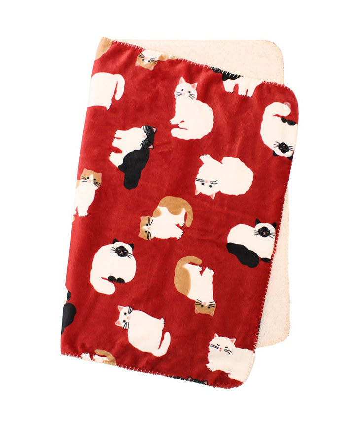 （予約販売）ネコ３ＷＡＹひざ掛け