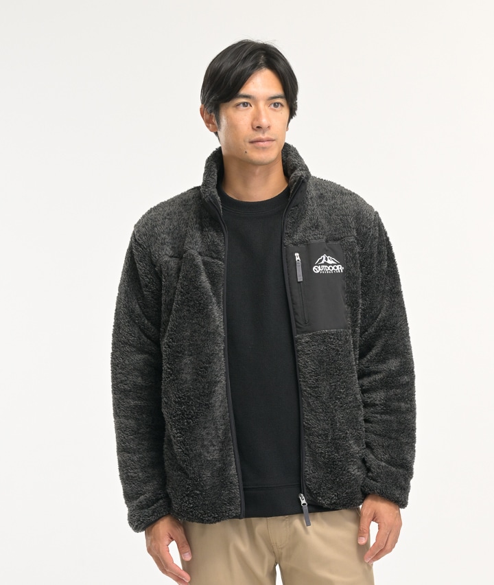 【ＯＵＴＤＯＯＲ】ボアフリースジャケット