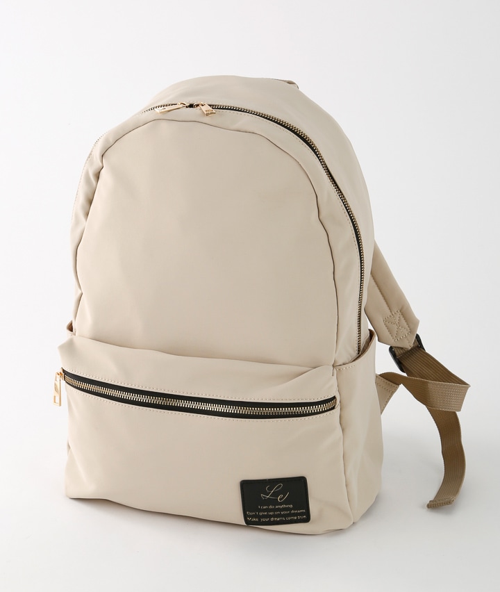 撥水ネーム付ラウンドリュック