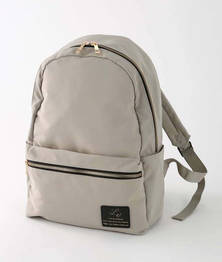 撥水ネーム付ラウンドリュック