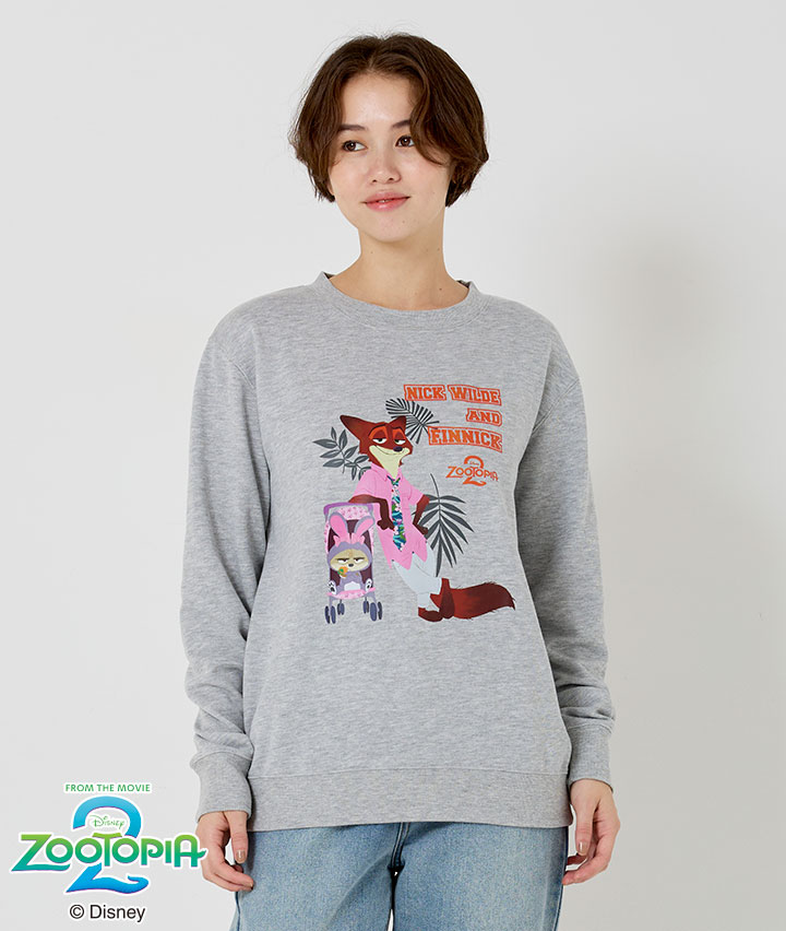 【Ｄｉｓｎｅｙ】（ズートピア）裏毛トレーナー