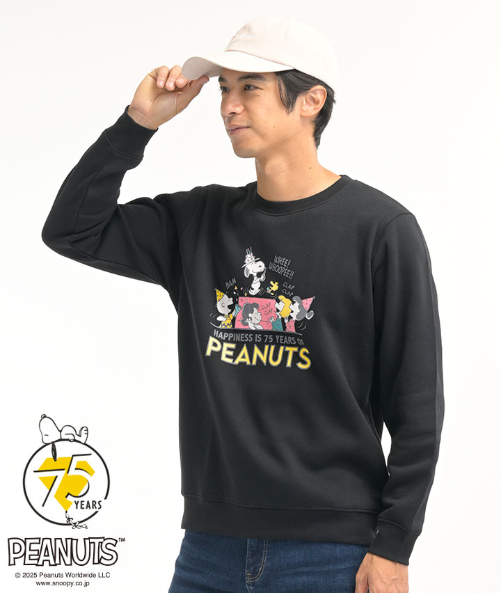 【ＰＥＡＮＵＴＳ】（スヌーピー）ＰＥＡＮＵＴＳ７５周年トレーナー