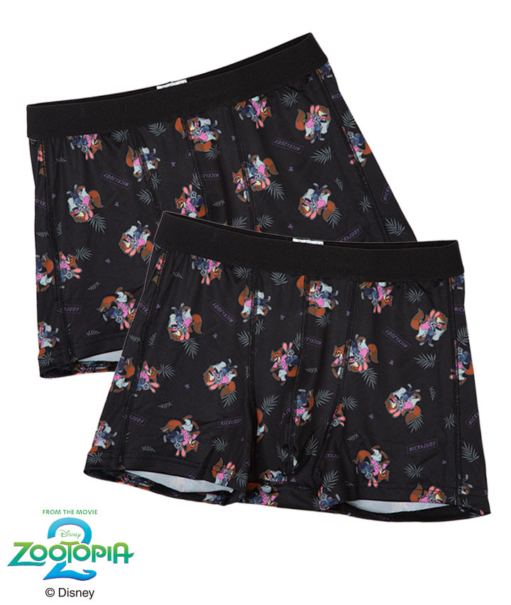 【Ｄｉｓｎｅｙ】（ズートピア2）（２枚組）ボクサーブリーフ（前閉じ）