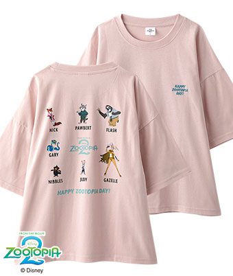 【Ｄｉｓｎｅｙ】（ズートピア２）プリントＴシャツ