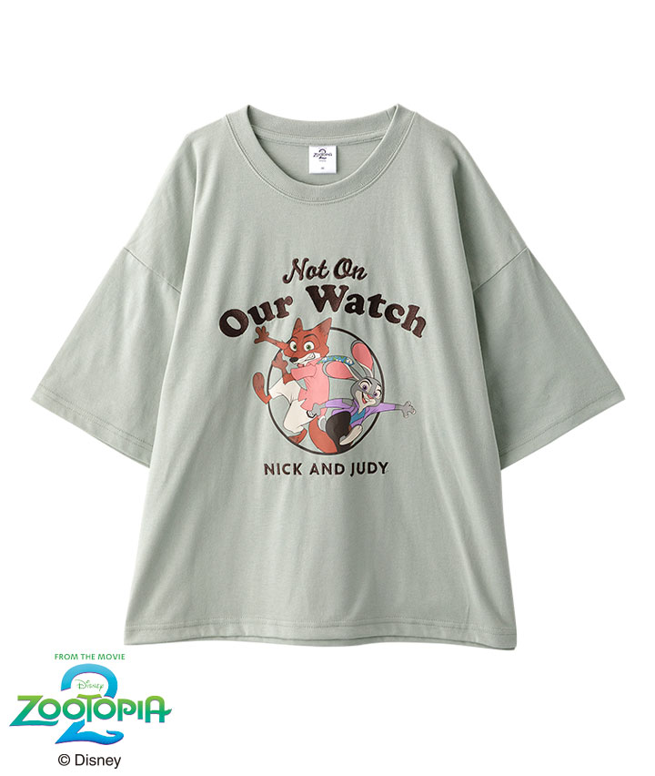 【Ｄｉｓｎｅｙ】（ジュディ＆ニック）プリントＴシャツ
