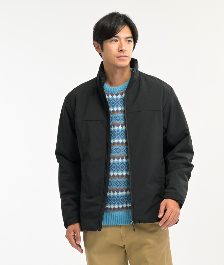 （耐水圧１００００mm・防風・撥水・ストレッチ）多機能中綿スタンドジャケット