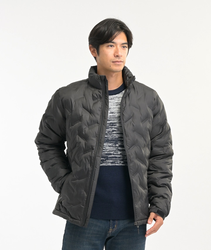 シームレス中綿ジャケット