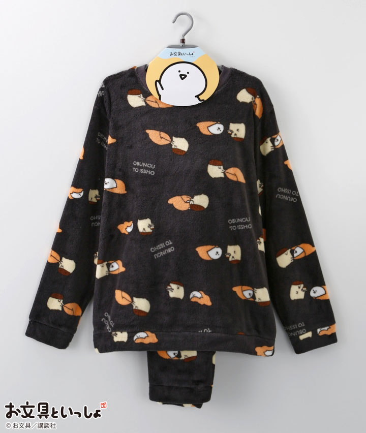 【お文具といっしょ】総柄ルームウェア